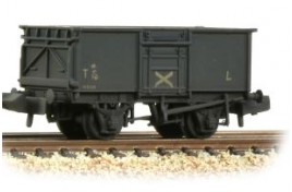 BR 16T Mineral Wagon with Top Flap Doors NCB Grey N Gauge 